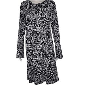 Michael Michael Kors B & W Animal‎ Print Dress